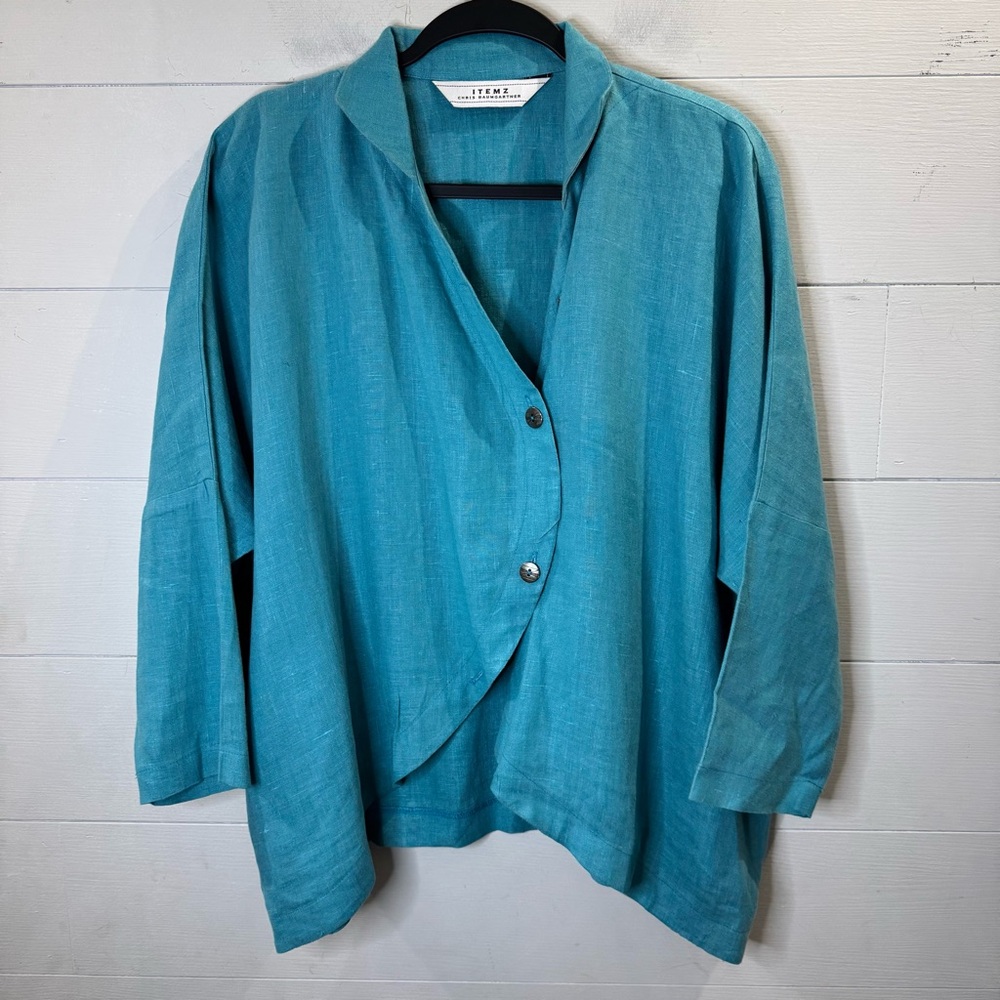 Itemz Chris Baumgartner | Women's One Size Linen Lagenlook Top